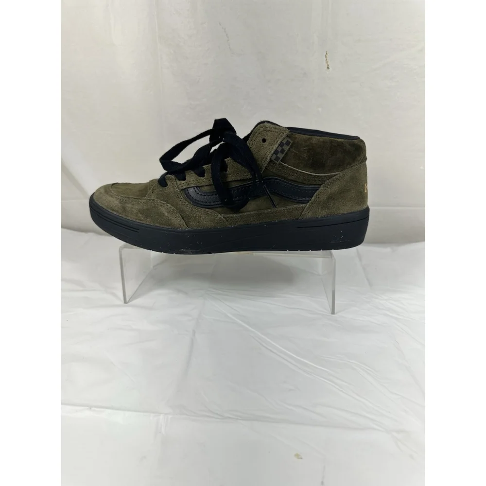 VANS Zahba Mid X Beatrice Domond Skateboarding Shoes Men's Size 7.5 Dark Olive